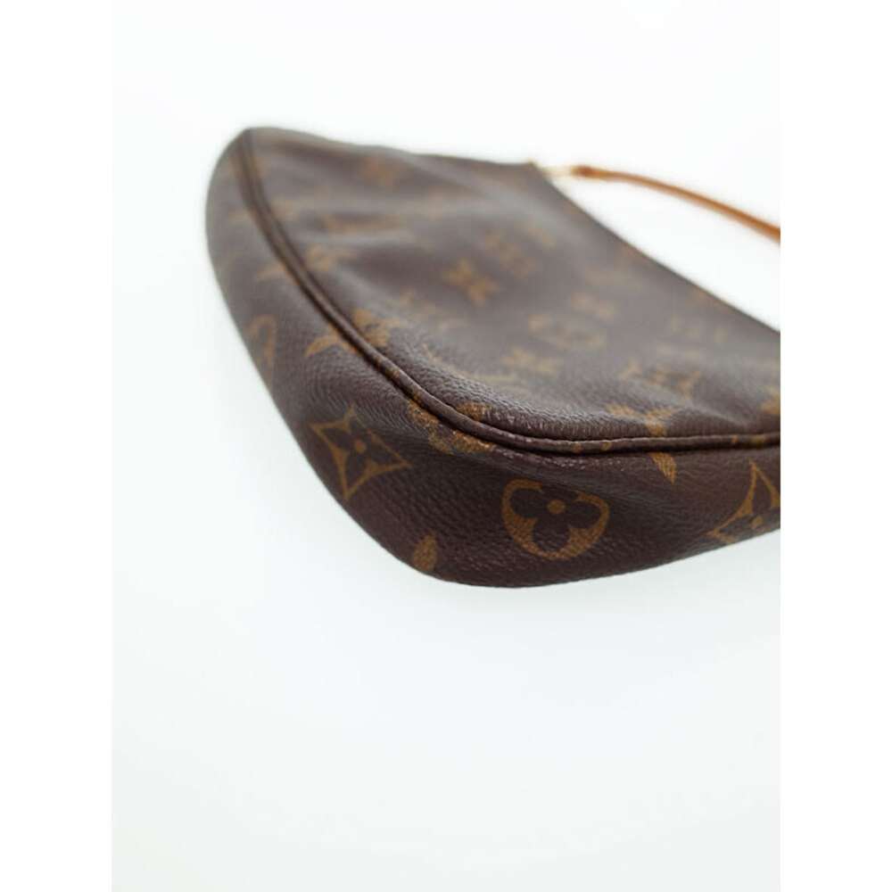 Louis Vuitton Pochette Accessory Pouch Brown Accessoires Leather Monogram - Picture 9 of 9